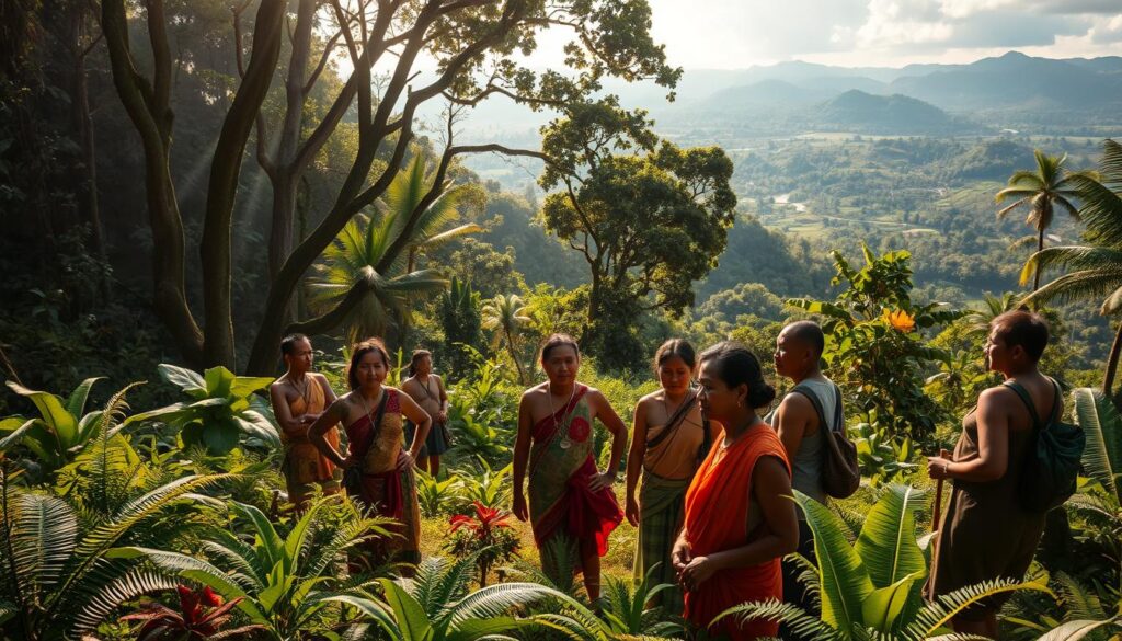 Aktivis Kampanye Pemulihan Kawasan Hutan Adat di Indonesia
