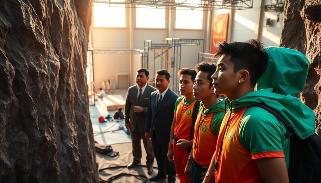 Dukungan Komite Olahraga Nasional untuk Atlet Panjat Tebing