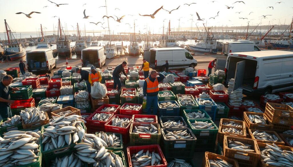 sistem logistik hasil laut