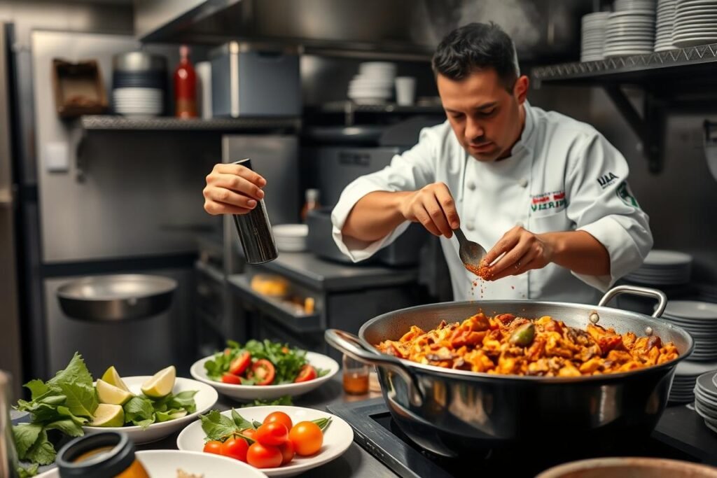 Chef menyiapkan Menu Tradisional Restoran Miami dengan teknik autentik