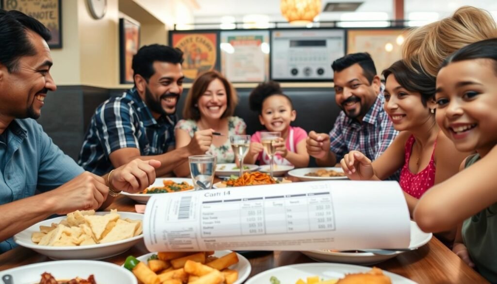 Keluarga menikmati Menu Tradisional Restoran Miami dengan harga terjangkau