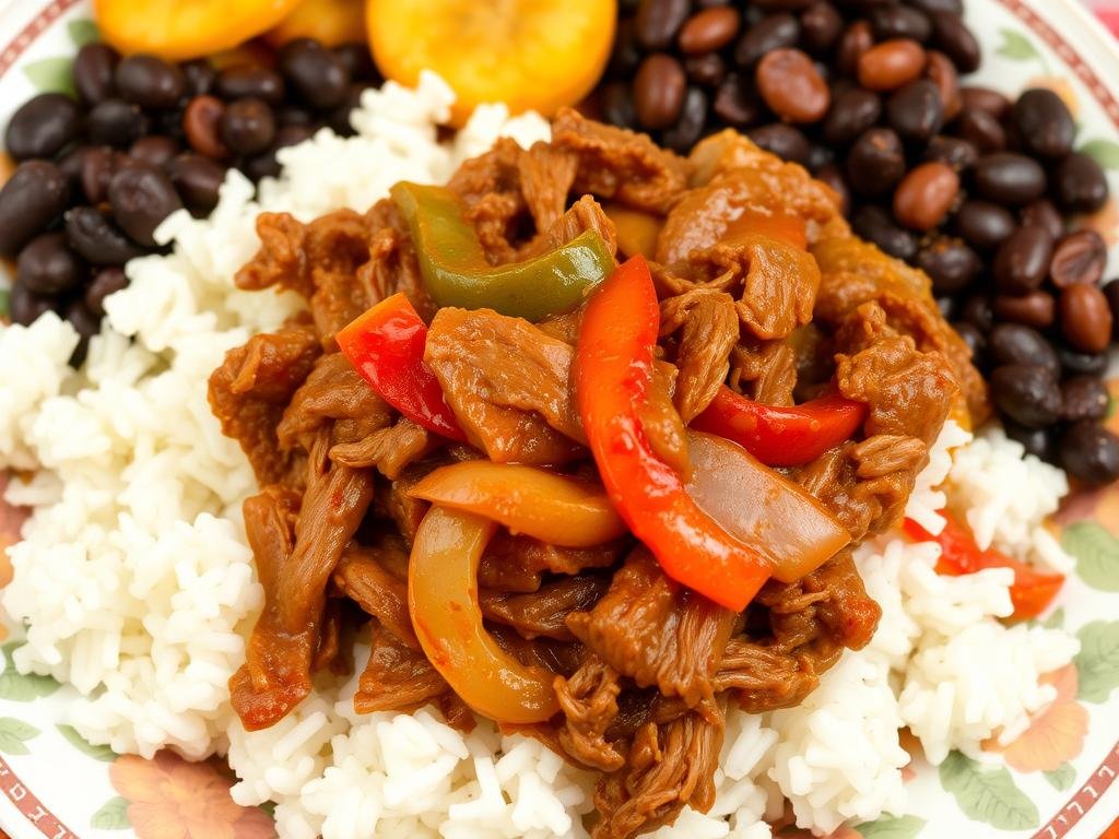 Ropa Vieja, Menu Tradisional Restoran Miami dengan daging sapi suwir