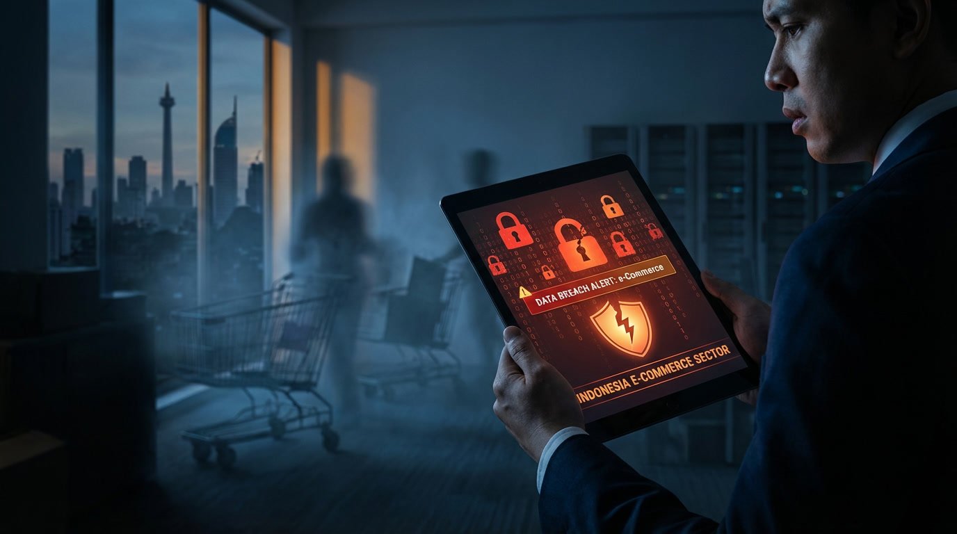 data breach Indonesia e-commerce